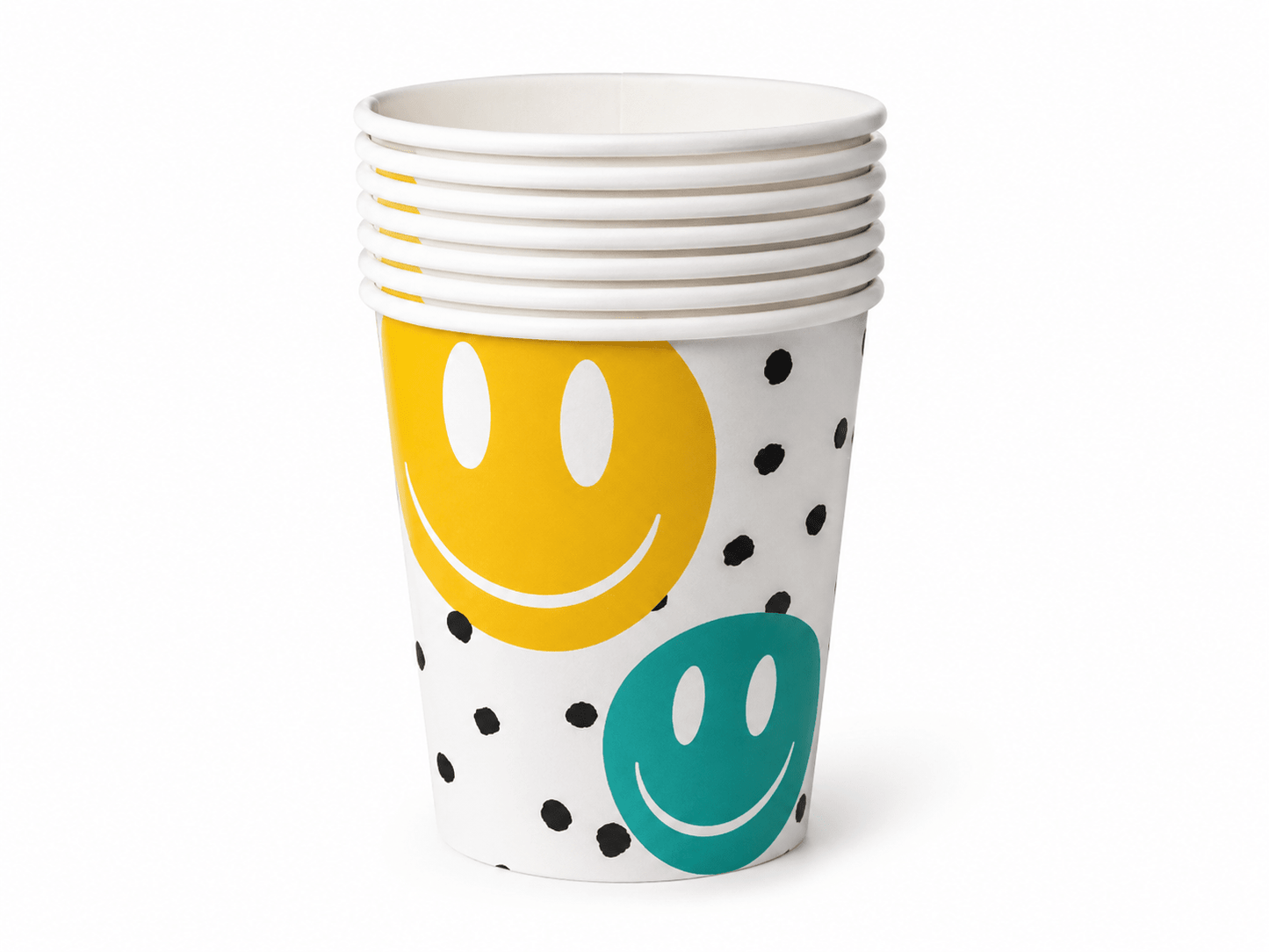 14983- emoji 9oz paper cups (576pcs casepack) - ShopUNIS!