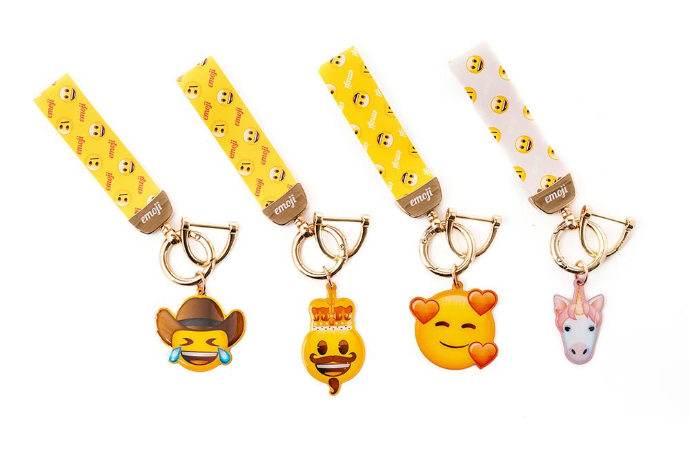 KCSEMOJI - emoji™ Leather Keychain - Assorted - ShopUNIS!