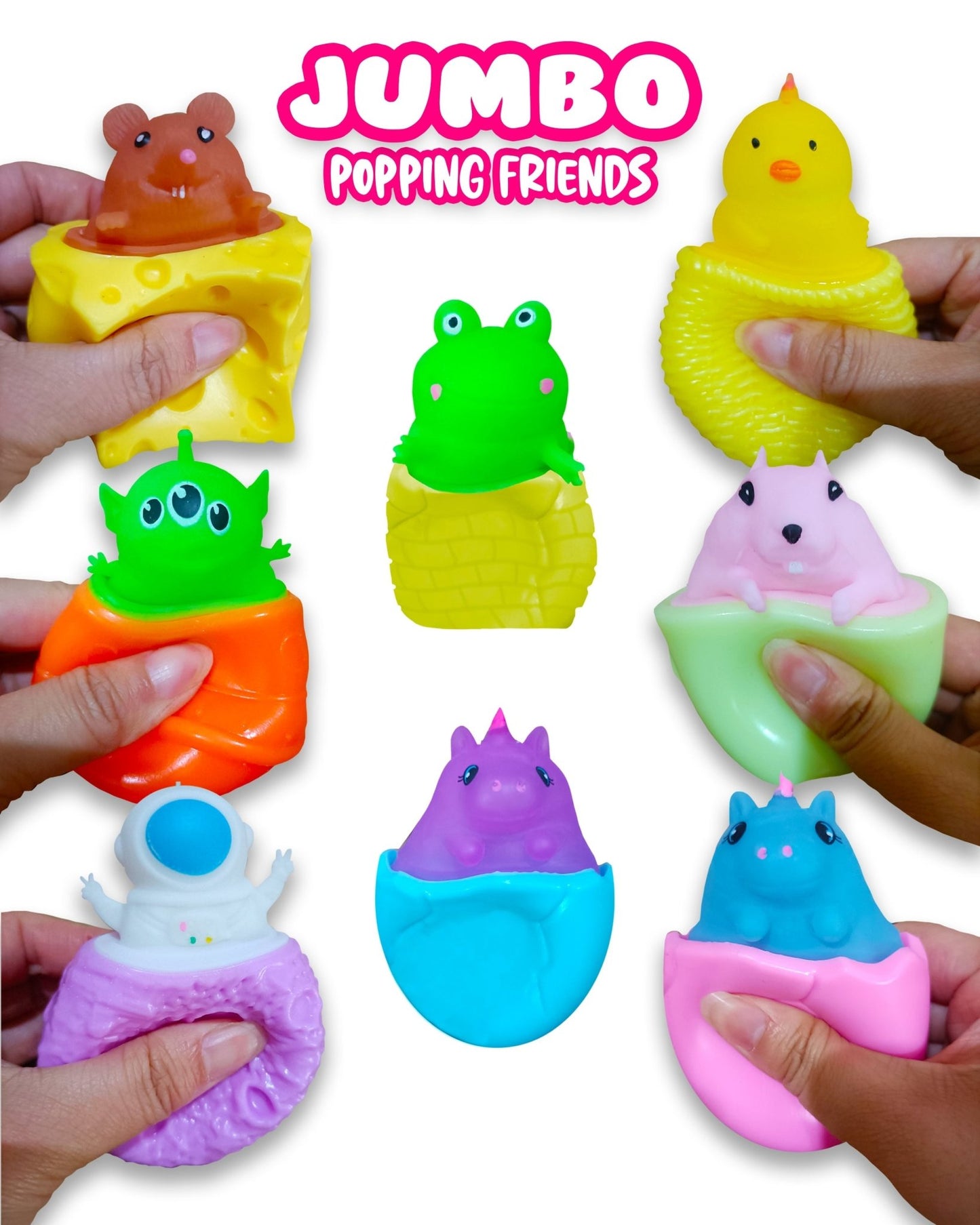 R POPPING - Jumbo Popping Toy Mix - 288 units - ShopUNIS!