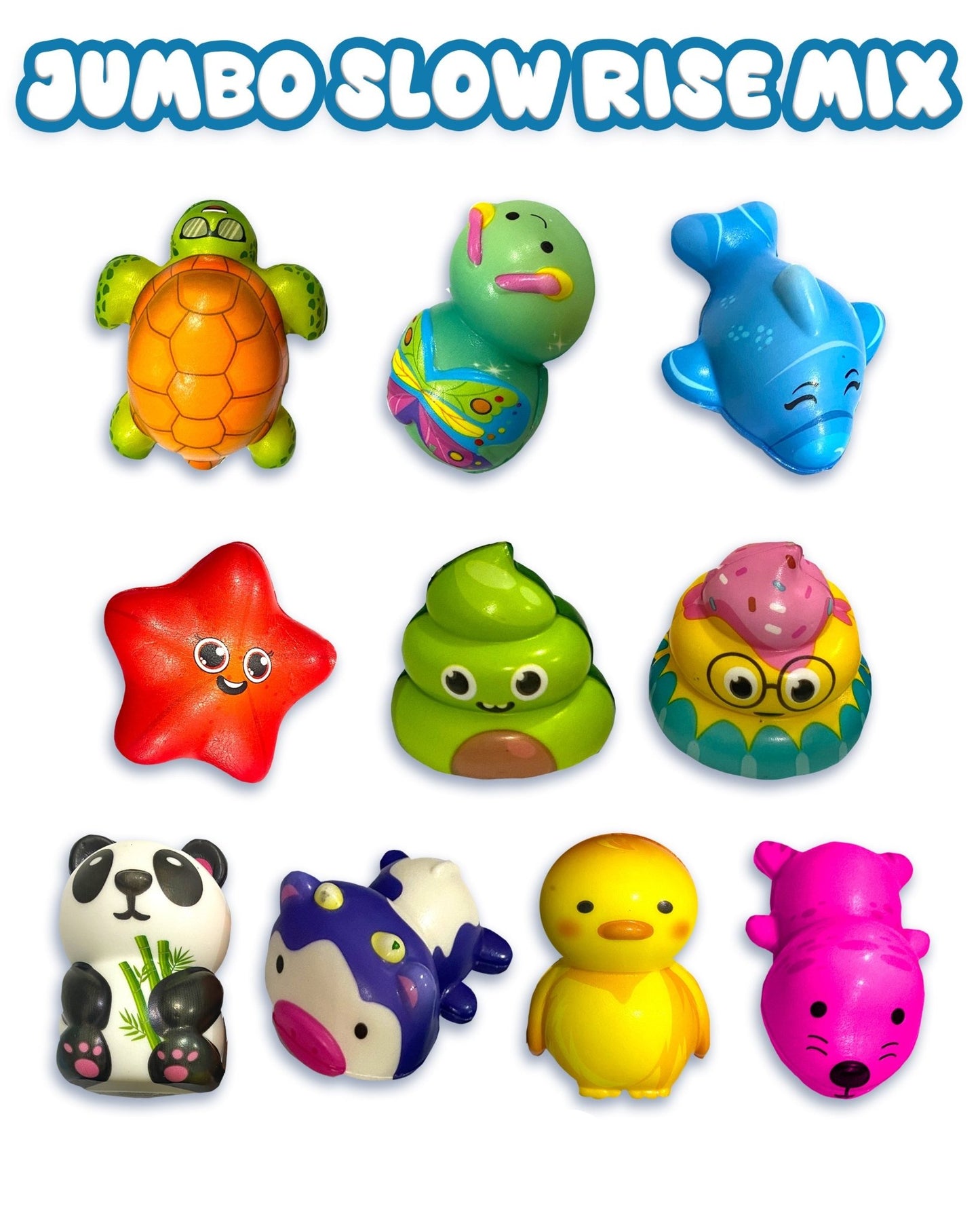 SHSAV19 - 2.5" Jumbo Slow Rise Toys - 150 units - ShopUNIS!