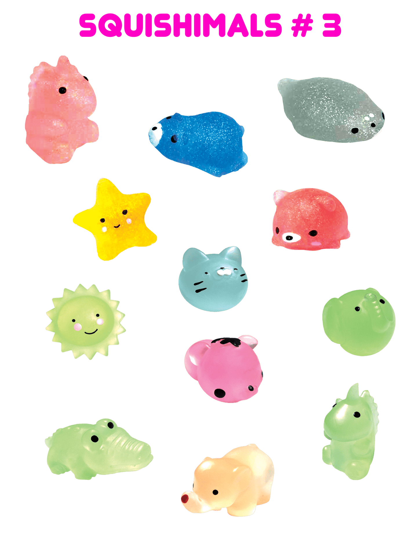 SHSAV3 - 2" Squishimals 3 - 250pcs - ShopUNIS!