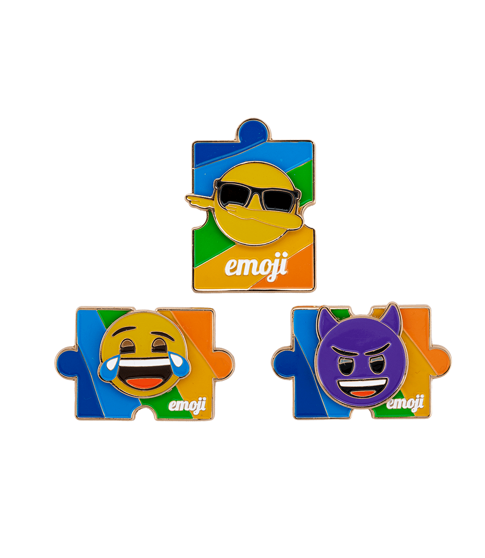 SHSEPI - emoji™ Enamel Pin Assorted - 300 pcs - ShopUNIS!