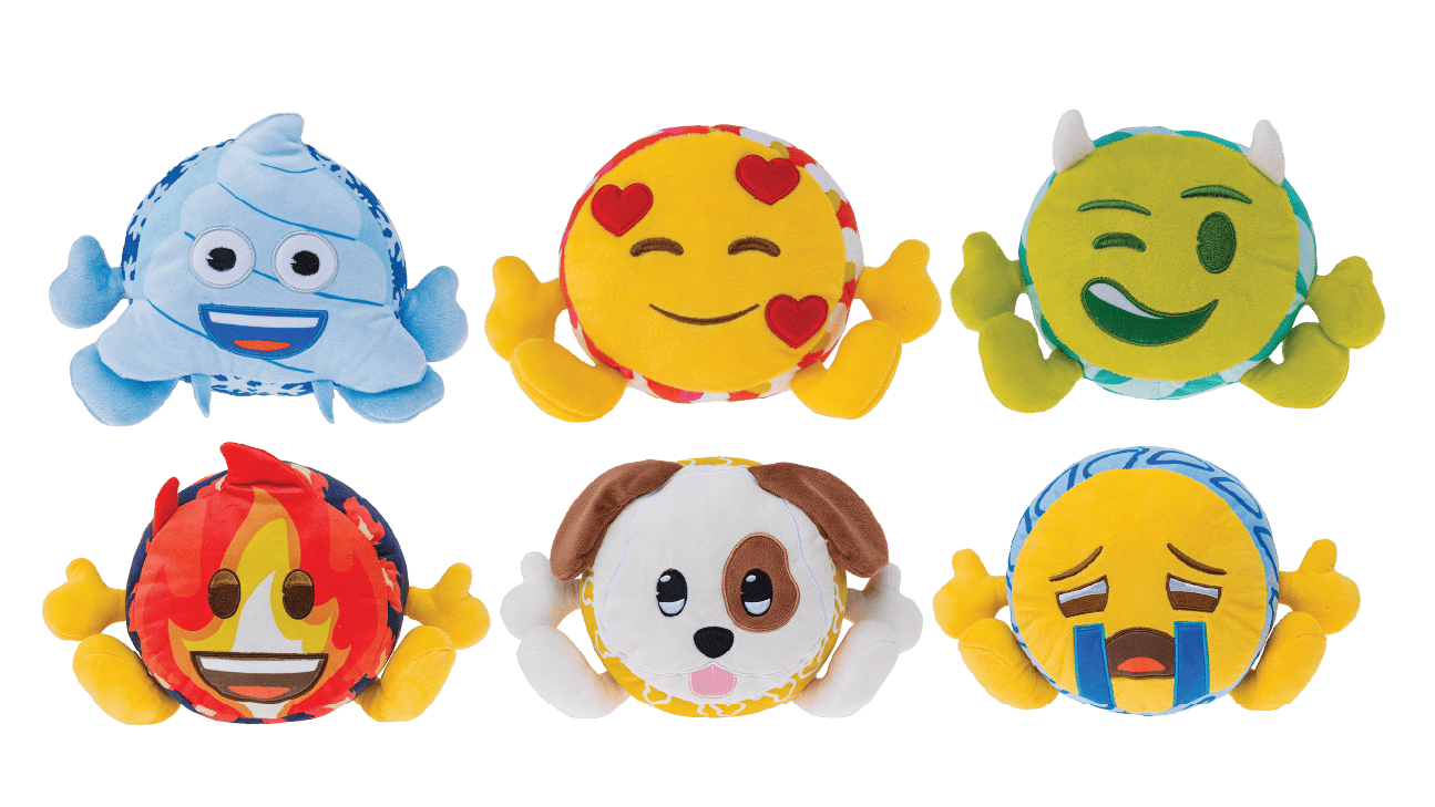 SHSES3 - emoji™ Fluffy Stacked Series 3 - Assorted Plush Toys - ShopUNIS!