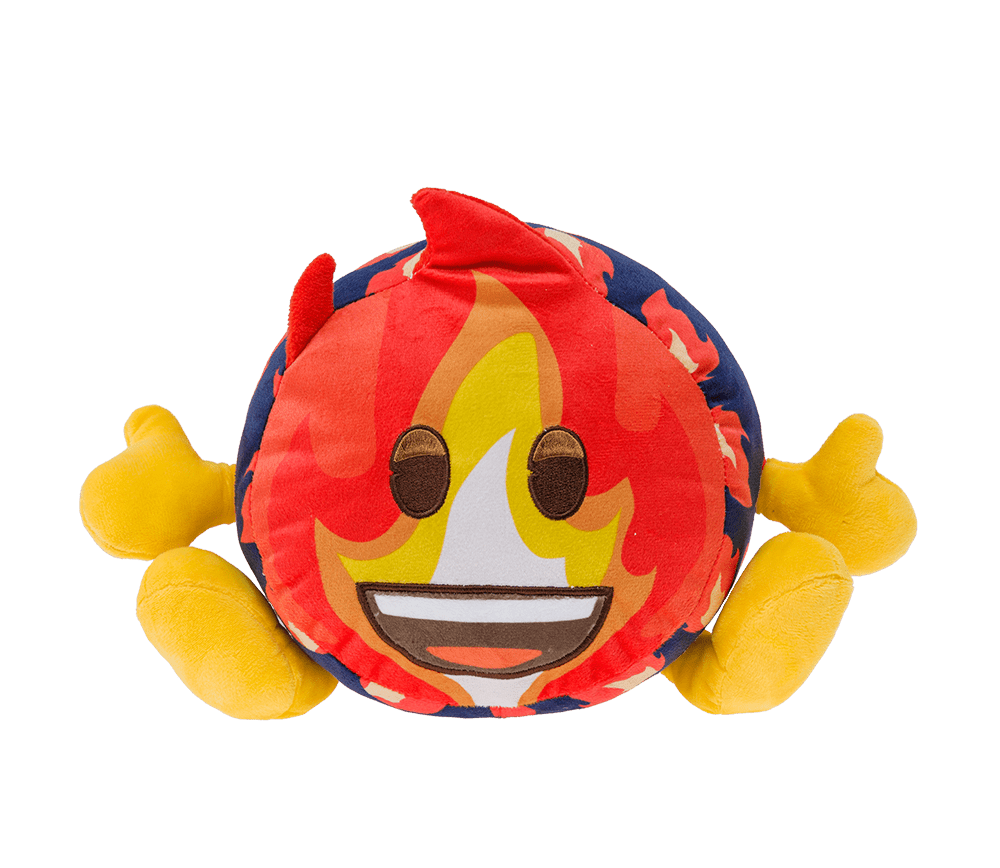 SHSES3 - emoji™ Fluffy Stacked Series 3 - Fire - ShopUNIS!
