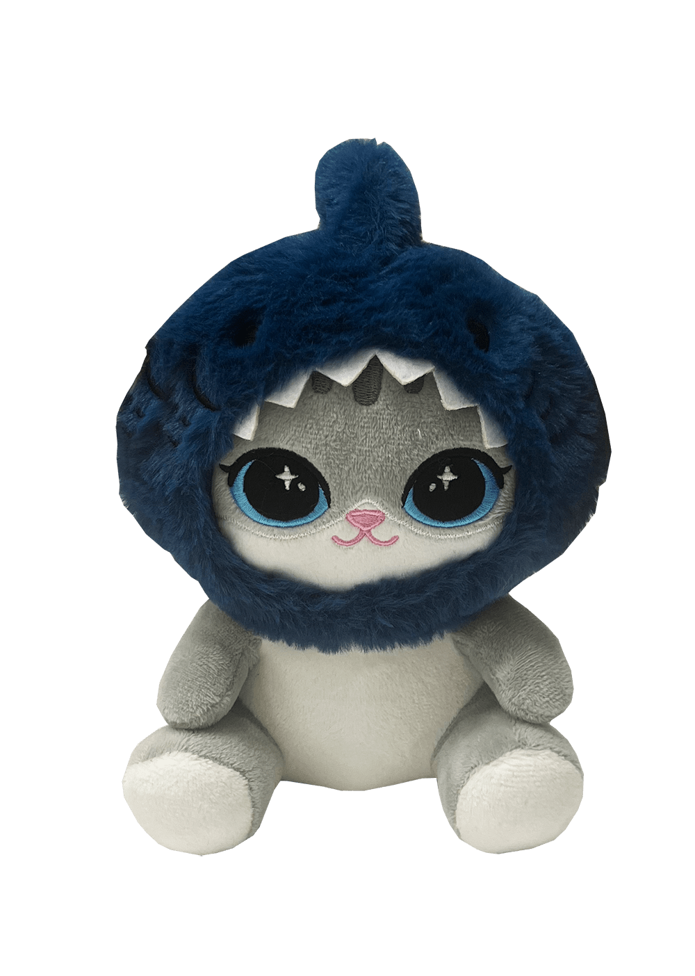 SHSYN12 - 8" HOODIE SHARK CAT - 48 units - ShopUNIS!