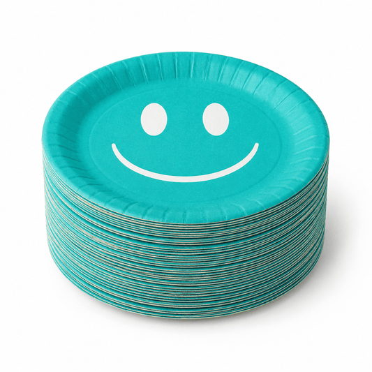 14870-7" emojiTM plates (576 pcs casepack) - ShopUNIS!