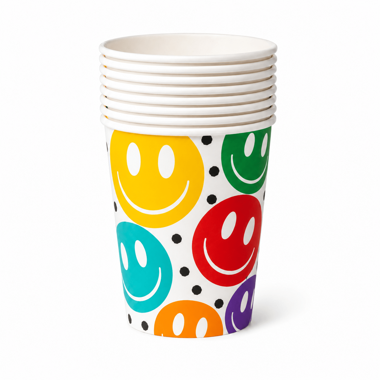 14983- emoji 9oz paper cups (576pcs casepack) - ShopUNIS!