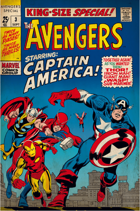 33167 - Avengers Marvel Comics 3D Jigsaw Puzzle 300pc 12x18" - 6 units - ShopUNIS!
