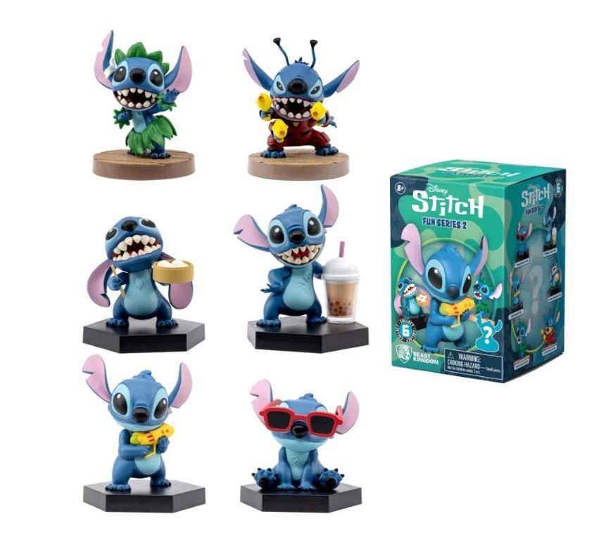 Disney Lilo & Stitch "Hero Box" Fun Series 2 Mystery Figures (6-Pack) – Premium Coin-Op & Redemption Prizes - ShopUNIS!