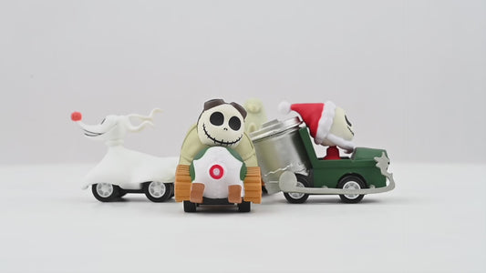 Disney The Nightmare Before Christmas "Zoom Hero" Pull-Back Toy Racers in 3" Capsules (50-Count) – Premium Capsule Prizes
