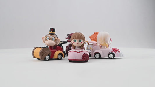 Horror Icons "Zoom Hero" Pull-Back Toy Racers in 3" Capsules (50-Count) –Premium Capsule Prizes