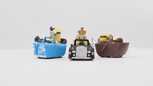 Minions "Zoom Hero" Pull-Back Toy Racers in 3" Capsules (50-Count) – Premium Capsule Prizes