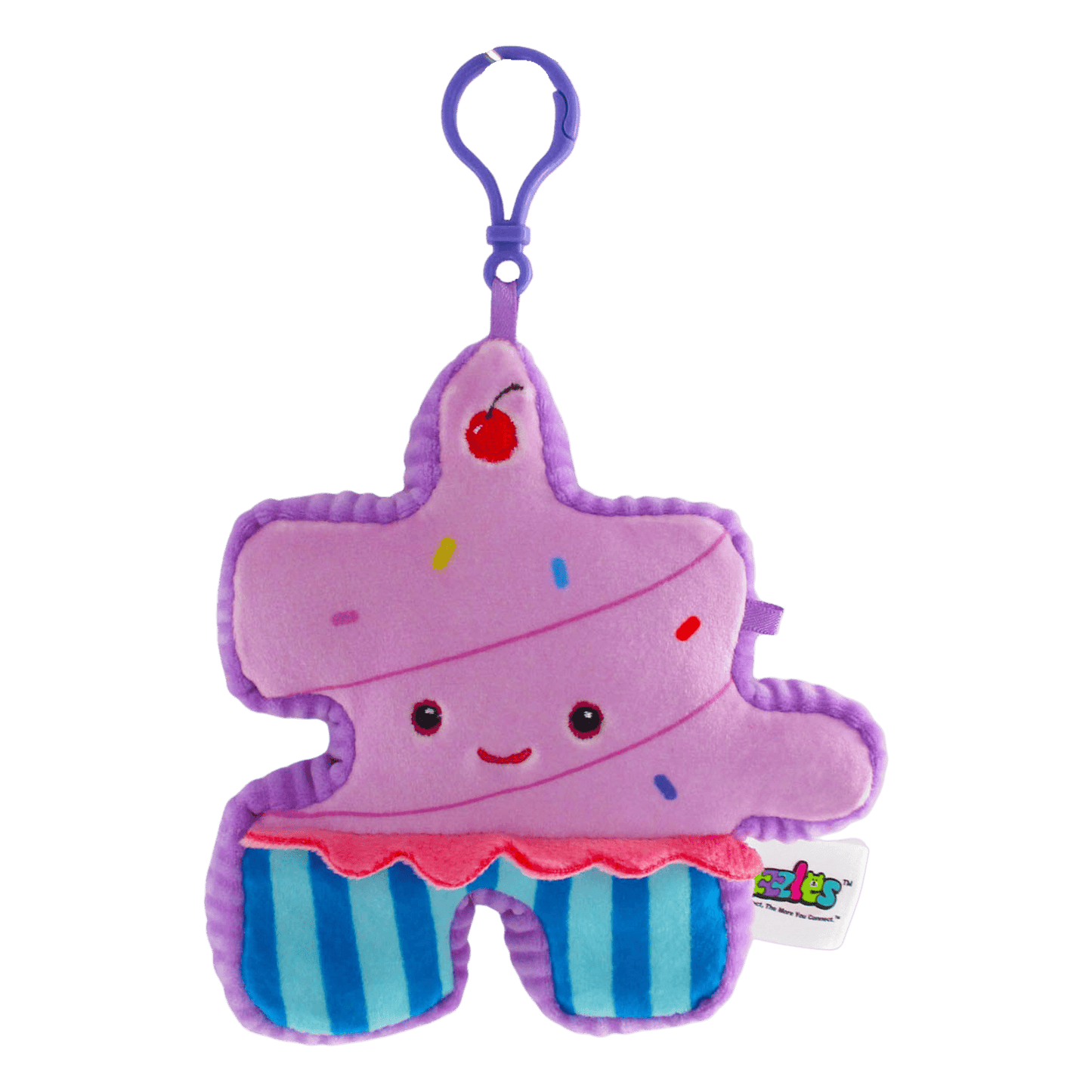 PZ181 - 4FOOD - 4 " FOODIE PLUZZLES CLIP - ON - 48pcs - ShopUNIS!