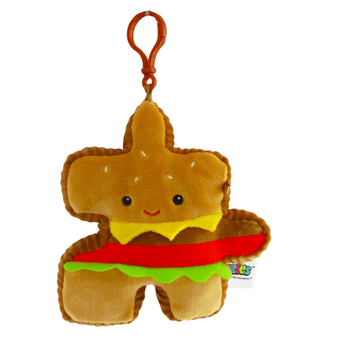 PZ181 - 4FOOD - 4 " FOODIE PLUZZLES CLIP - ON - 48pcs - ShopUNIS!