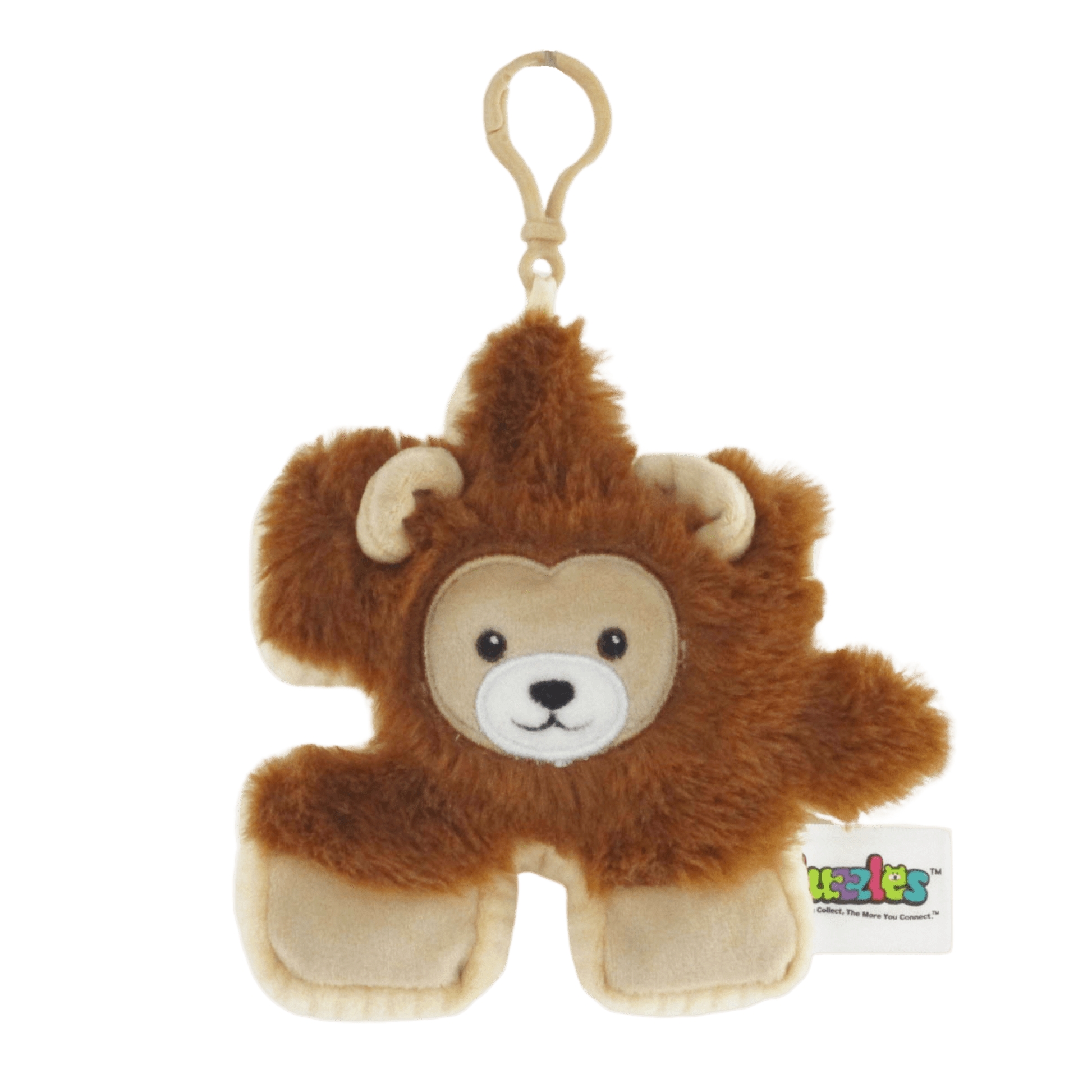 PZ268 - 4JNGAST - 4" JUNGLE PLUZZLES 6 ASST CLIP - ON - 48 pcs - ShopUNIS!