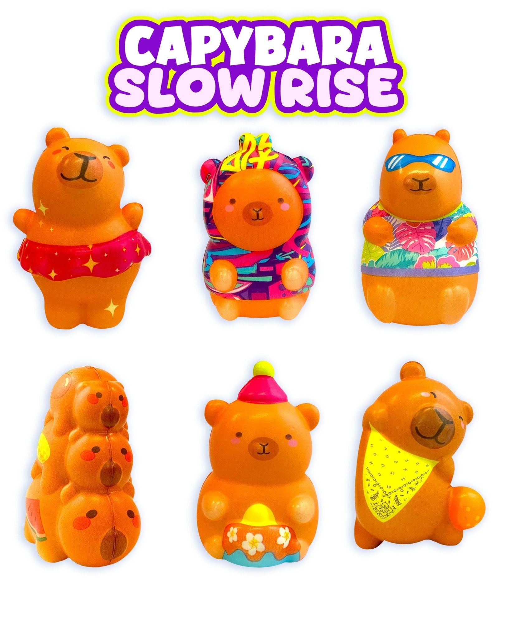 R CAPYBARA - Jumbo Slow Rise Capybara - 300 units - ShopUNIS!