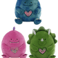 SHSDIN - 8 - 8" DINOS W/ MINI HEARTS PATCH - 12pcs - ShopUNIS!