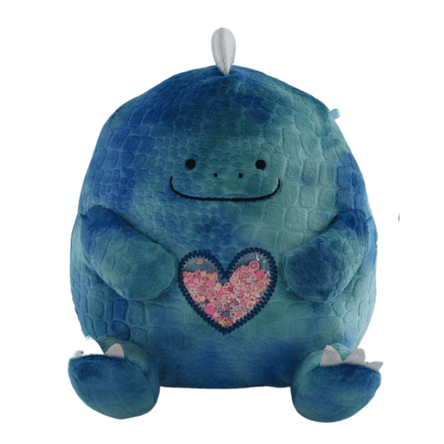 SHSDIN - 8 - 8" DINOS W/ MINI HEARTS PATCH - 12pcs - ShopUNIS!
