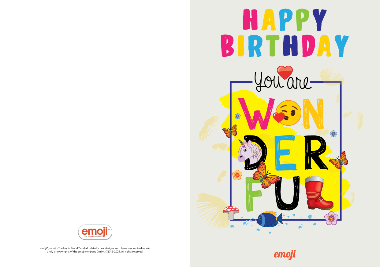 SHSEBC - emoji™ Birthday Card - ShopUNIS!