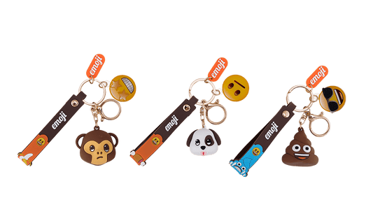 SHSEK1 - emoji™ Keychain Assorted - ShopUNIS!