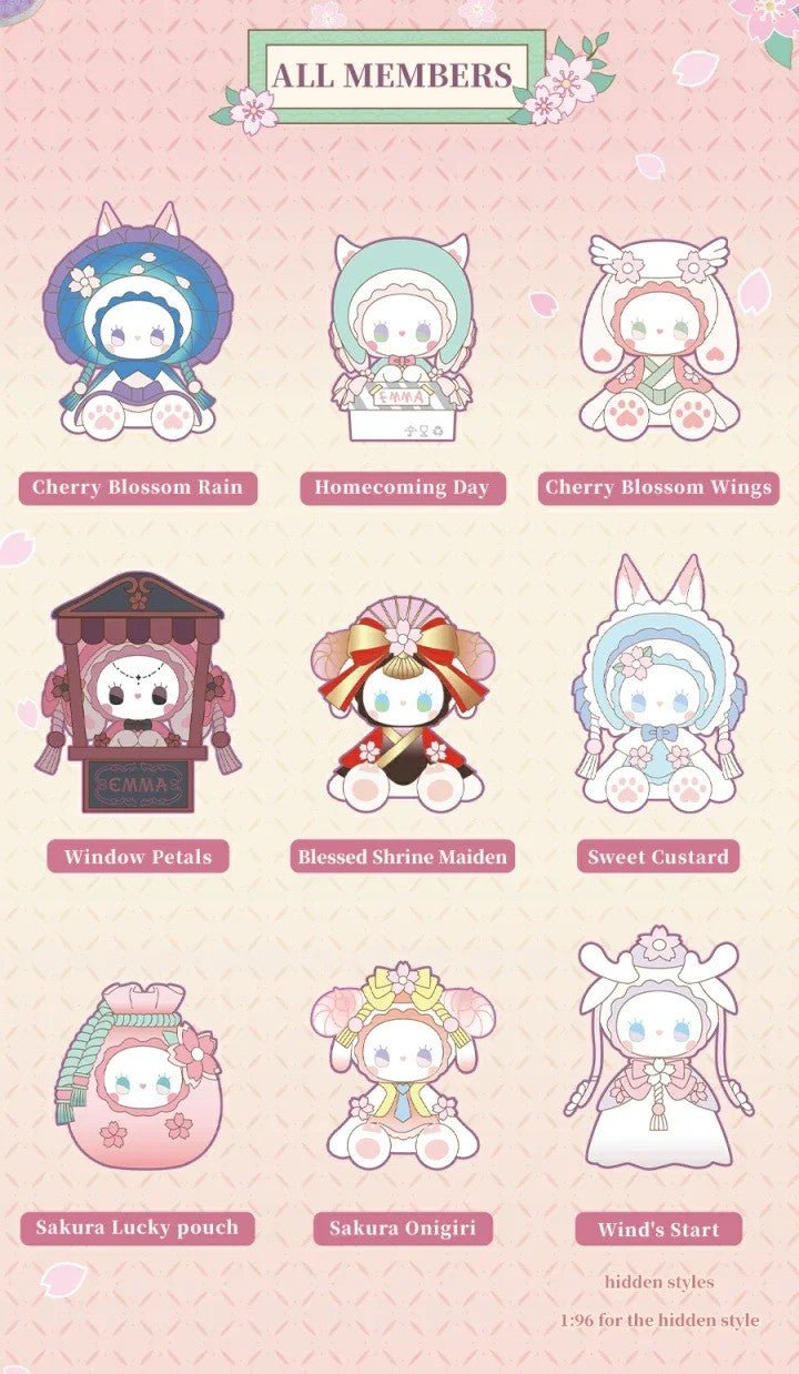 SHSEMA4 - EMMA Secret Forest Evening Cherry Blossom Series Blind Box - 8 units - ShopUNIS!