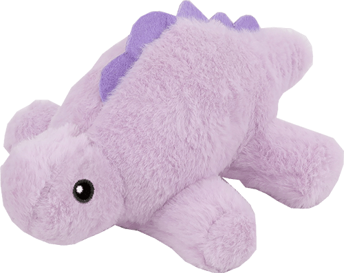 SHSFM10 - 8.5" Purple and Gray Dinosaur Plush, 2 asst - 120 units - ShopUNIS!