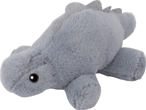SHSFM10 - 8.5" Purple and Gray Dinosaur Plush, 2 asst - 120 units - ShopUNIS!