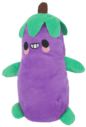 SHSFM5 - 7.5" Eggplant Plush, 2 asst - 96 units - ShopUNIS!