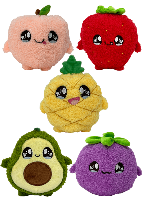 SHSFRU - Fruities Plush Series Assorted - 60 units - ShopUNIS!