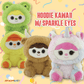 SHSHKS - 15 - 15" HOODIE KAWAII W/SPARKLE EYES - 8 units - ShopUNIS!