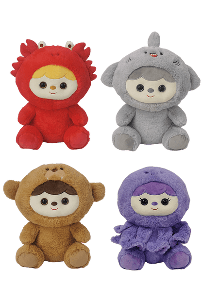 SHSHSL - SEALIFE KAWAII CUTIES 4 ASST - 24pcs - ShopUNIS!