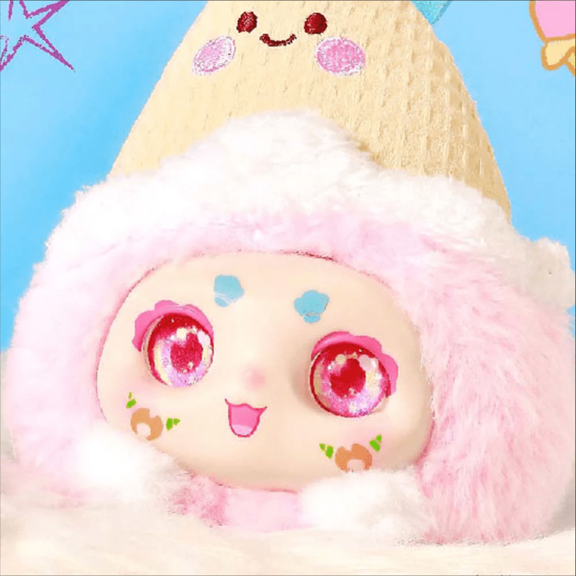 SHSKMN2 - 6" Hat Bubble Plush Face Clip Blind Box - 6 units - ShopUNIS!