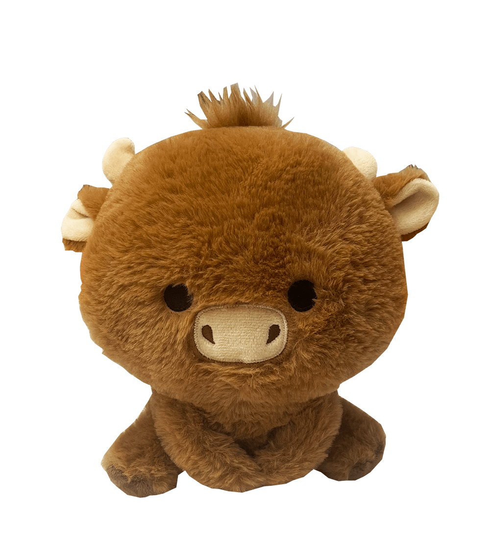 SHSYN10 - 7.5" BIG NOGGIN HIGHLAND COW - 48 units - ShopUNIS!