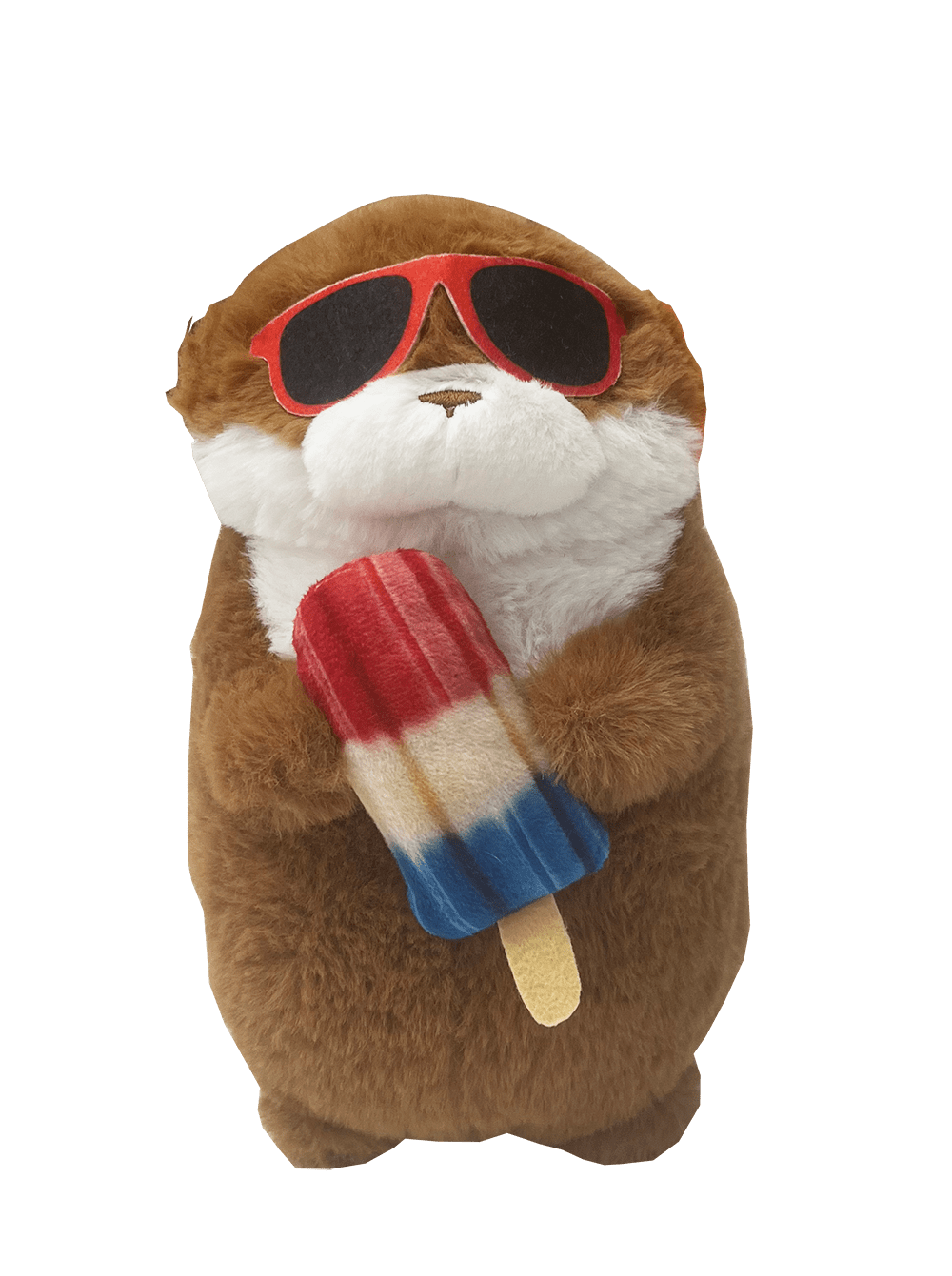 SHSYN5 - 8" SEA OTTER WITH POPSICLE - 48 units - ShopUNIS!