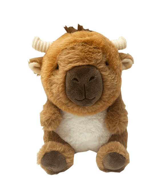 SHSYN9 - 8" HOODIE HIGHLAND COW - 48 units - ShopUNIS!