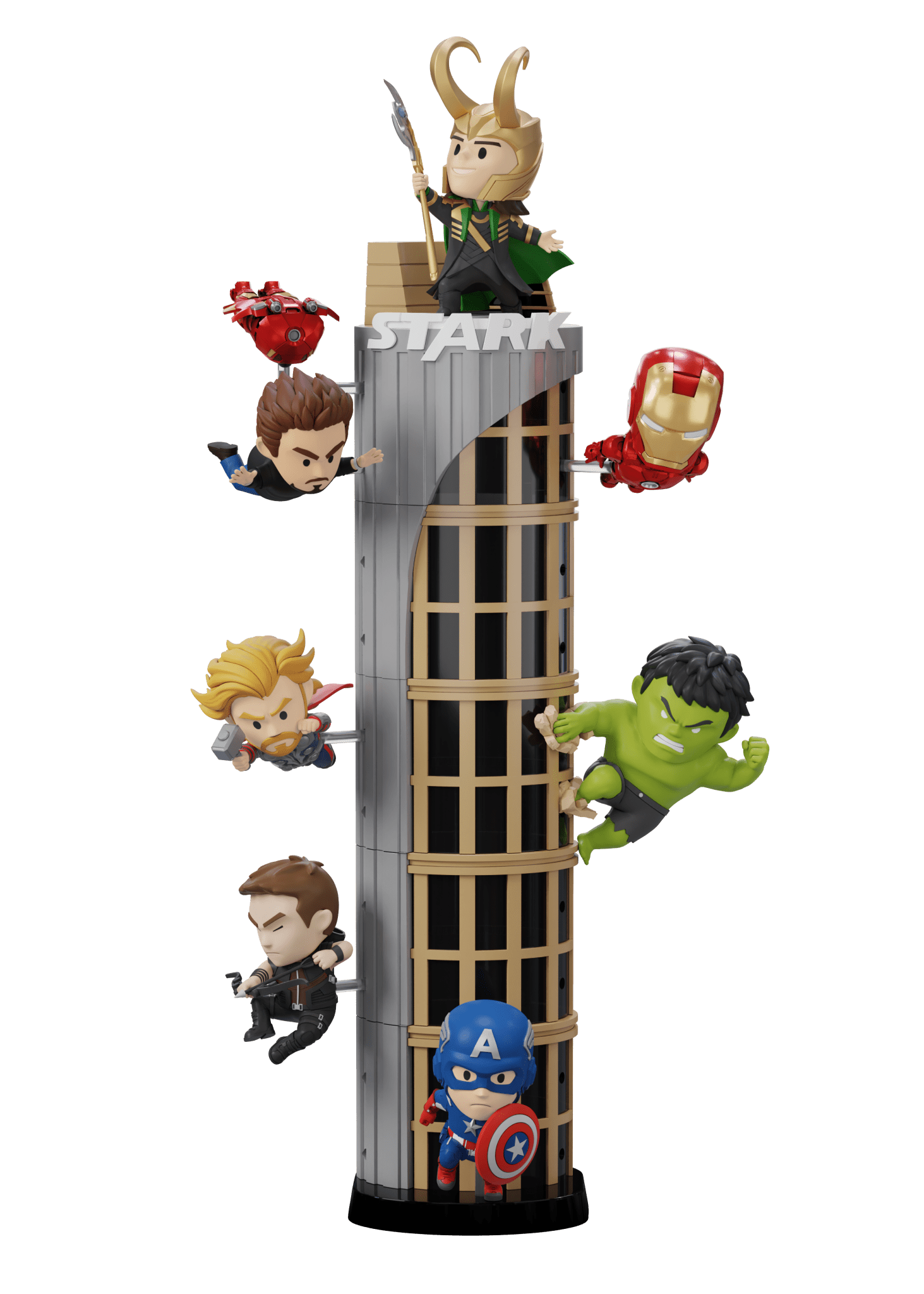 Vend - M - BK - The Infinity Saga Stark Tower - 72 units - ShopUNIS!
