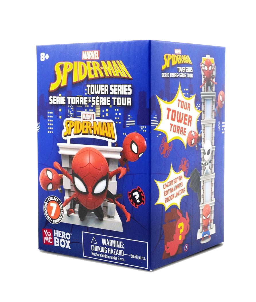 Vend-M-YM-Hero Box Spiderman Tower Blind Box - ShopUNIS!